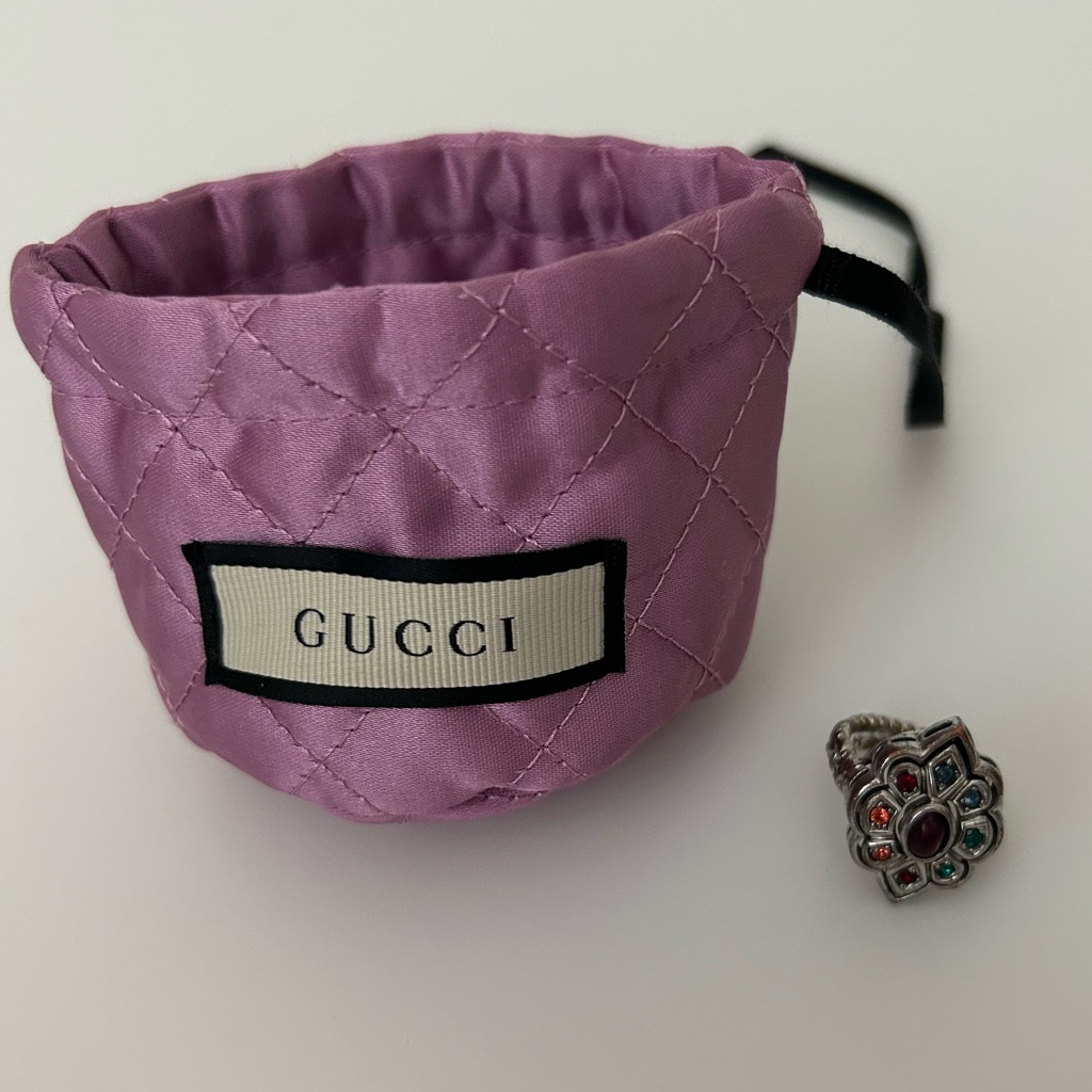 Gucci Crystal Alchemist Cocktail Ring